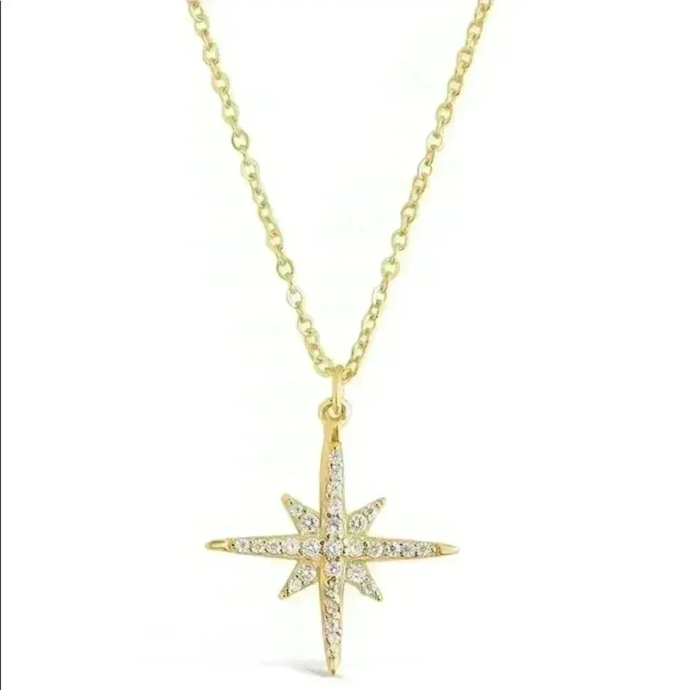 Sterling Forever new Starburst Necklace